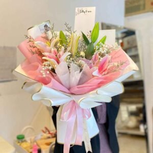 2 stems Lily  (M)