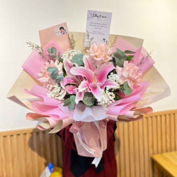 Lily Mix 3 rose (M)