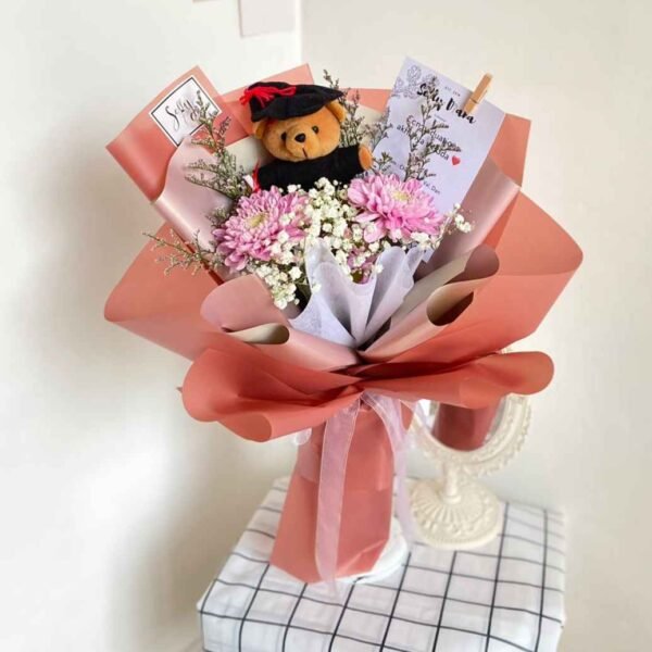 Selly 2 + Boneka Toga Mini (Not So Mini Bouquet)