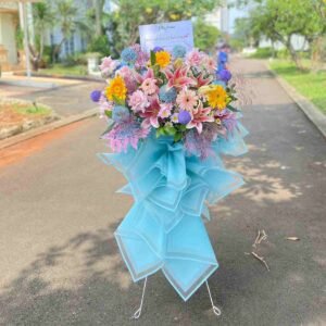 Standing Lily Wrap Mix Fresh Flower