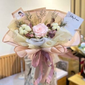 Cotton Mix Artificial Rose (S)