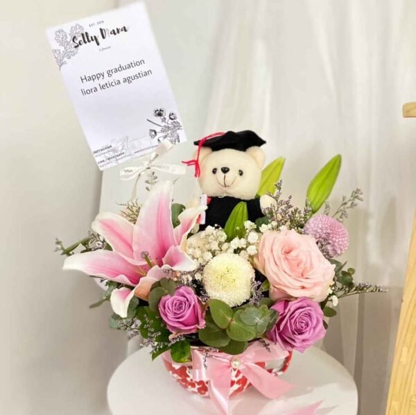 Diana Mix Vase S + Boneka Toga Mini (S)