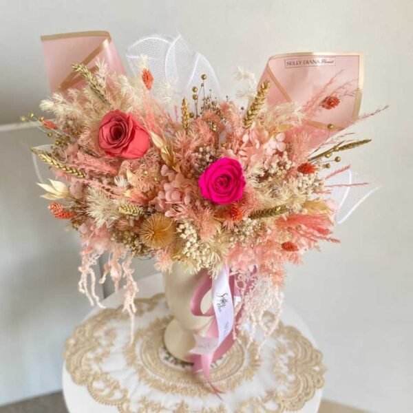 Preserved Rose Mix Vase (M)