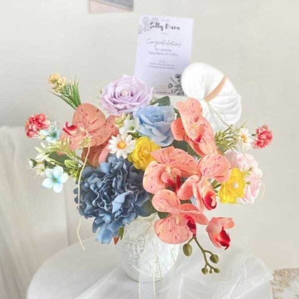 Orchid Artificial Mix Vase (S)