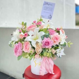Artificial Lily Diana Mix M (D15)