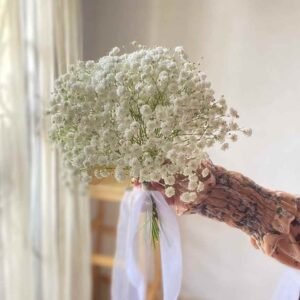 Full Baby Breath Wedding Bouquet