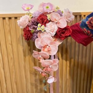 Diana Mix Orchid Artificial Wedding Bouquet