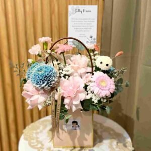 Bunny Pom Fresh Flower Bag (S)