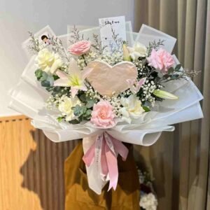 Burn Bouquet Diana Mix Fresh Flower + Ferero (XL)