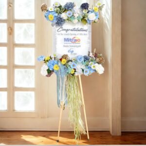 Standing Papan Bunga Akrilik II