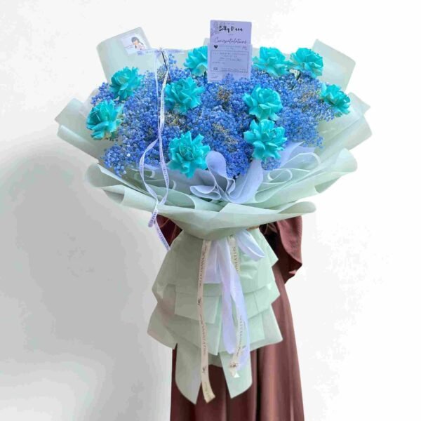 10 Rose Fluffy Baby Breath (XL/ Human Size)